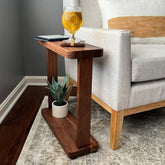 ONIJA Side Table Sofa/Bed Side End Table Coffee Table for Living Room | Sheesham Wood Samll Side Shelf Bedside Table for Bedroom Deco